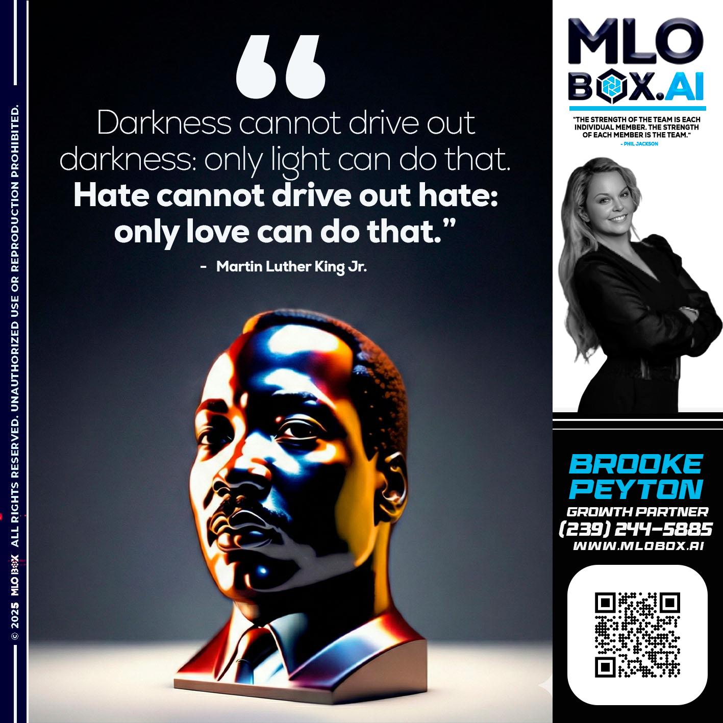 MLK DAY - Brooke Peyton -Mortgage Broker